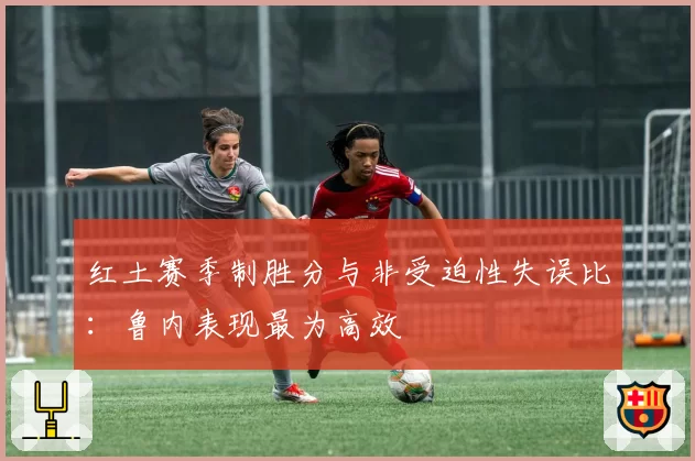 红土赛季制胜分与非受迫性失误比：鲁内表现最为高效