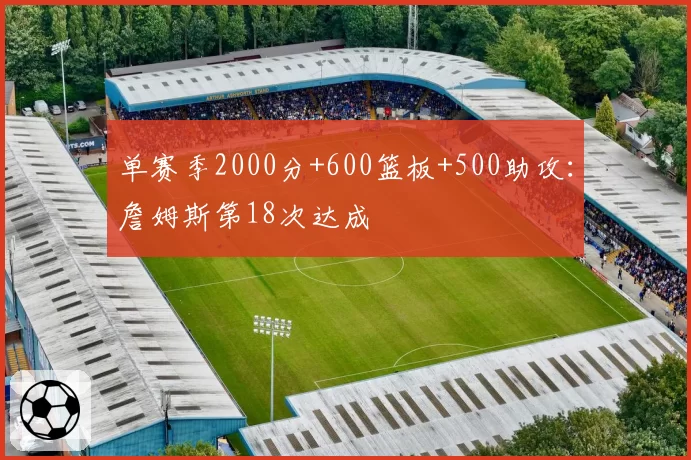 单赛季2000分+600篮板+500助攻：詹姆斯第18次达成
